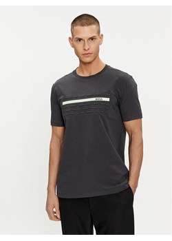 Boss T-Shirt 50513010 Szary Regular Fit ze sklepu MODIVO w kategorii T-shirty męskie - zdjęcie 181085794