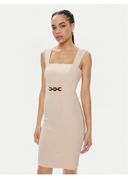 Marciano Guess Sukienka koktajlowa Norah 4GGK44 7074A Beżowy Slim Fit ze sklepu MODIVO w kategorii Sukienki - zdjęcie 181085813