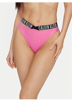 Calvin Klein Swimwear Dół od bikini KW0KW02391 Różowy ze sklepu MODIVO w kategorii Stroje kąpielowe - zdjęcie 181085853
