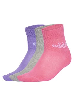 adidas Zestaw 3 par niskich skarpet dziecięcych Kids Lin Ank 5P JF8541 Kolorowy ze sklepu MODIVO w kategorii Skarpetki dziecięce - zdjęcie 181086072
