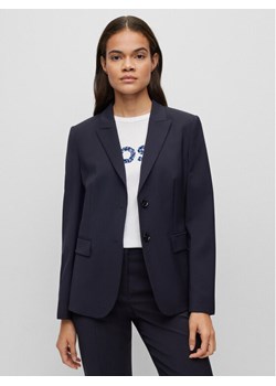 Boss Marynarka Juleah 50490035 Granatowy Regular Fit ze sklepu MODIVO w kategorii Marynarki damskie - zdjęcie 181086073