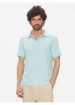 Marciano Guess Polo 5GHP03 6326A Błękitny Regular Fit ze sklepu MODIVO w kategorii T-shirty męskie - zdjęcie 181086082