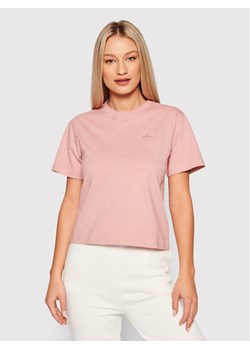 adidas T-Shirt Playera HE6890 Różowy Regular Fit ze sklepu MODIVO w kategorii Bluzki damskie - zdjęcie 181086083
