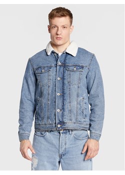 Redefined Rebel Kurtka jeansowa Raven 215116 Niebieski Regular Fit ze sklepu MODIVO w kategorii Kurtki męskie - zdjęcie 181086093