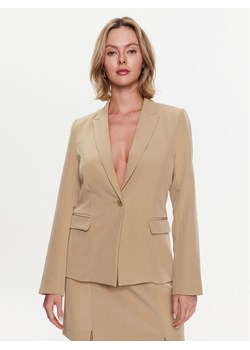 Bruuns Bazaar Marynarka Rubysus Alberte BBW3243 Beżowy Regular Fit ze sklepu MODIVO w kategorii Marynarki damskie - zdjęcie 181086170