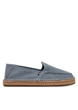 Tommy Hilfiger Espadryle Hilfiger Flex Espa Suede Loafer FM0FM05392 Szary ze sklepu MODIVO w kategorii Espadryle męskie - zdjęcie 181086223