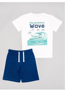 Zippy Komplet t-shirt i spodenki ZKBAP0602 23012 Biały Regular Fit ze sklepu MODIVO w kategorii Komplety chłopięce - zdjęcie 181086290