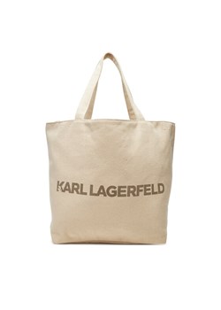 KARL LAGERFELD Torebka A2W50024 Beżowy ze sklepu MODIVO w kategorii Torby Shopper bag - zdjęcie 181086361