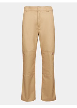 Dickies Spodnie materiałowe Double DK0A4XZE Khaki Slim Fit - id: 0000303281144 - marki Dickies - 181086393 Dickies Spodnie materiałowe Double DK0A4XZE Khaki Slim Fit ze sklepu MODIVO w kategorii Spodnie męskie - zdjęcie 181086393