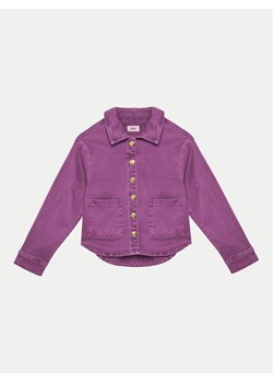 Kids ONLY Kurtka jeansowa Jasje 15339604 Fioletowy Regular Fit ze sklepu MODIVO w kategorii Kurtki dziewczęce - zdjęcie 181086431
