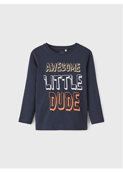 NAME IT Bluzka 13212242 Granatowy Regular Fit ze sklepu MODIVO w kategorii T-shirty chłopięce - zdjęcie 181086484