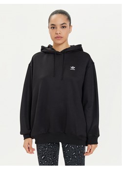 adidas Bluza adicolor Trefoil IU2409 Czarny Oversize ze sklepu MODIVO w kategorii Bluzy damskie - zdjęcie 181086490