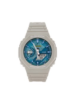 G-Shock Zegarek GA-2100AS-5AER Écru ze sklepu MODIVO w kategorii Zegarki - zdjęcie 181086704