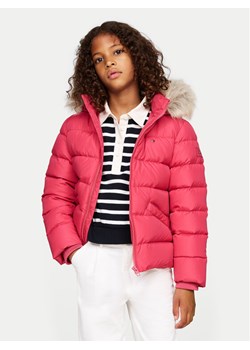 Tommy Hilfiger Kurtka puchowa Essential KG0KG07399 D Różowy Regular Fit ze sklepu MODIVO w kategorii Kurtki dziewczęce - zdjęcie 181086740