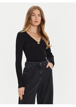 TWINSET Sweter 242TP3132 Czarny Slim Fit ze sklepu MODIVO w kategorii Swetry damskie - zdjęcie 181086893