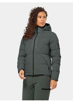 Jack Wolfskin Kurtka zimowa Wandermood Down Jkt 1207321 Zielony Regular Fit ze sklepu MODIVO w kategorii Kurtki damskie - zdjęcie 181086904