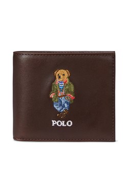 Polo Ralph Lauren Portfel męski 405964516001 Brązowy ze sklepu MODIVO w kategorii Portfele męskie - zdjęcie 181086912