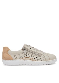 Rieker Sneakersy 52824-60 Beżowy ze sklepu MODIVO w kategorii Buty sportowe damskie - zdjęcie 181086924