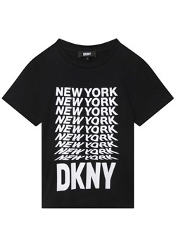 DKNY T-Shirt D35S76 S Czarny Regular Fit ze sklepu MODIVO w kategorii T-shirty chłopięce - zdjęcie 181087043