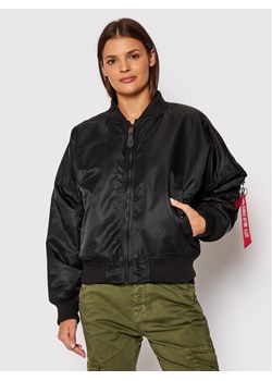 Alpha Industries Kurtka bomber MA-1 128002 Czarny Regular Fit ze sklepu MODIVO w kategorii Kurtki damskie - zdjęcie 181087181