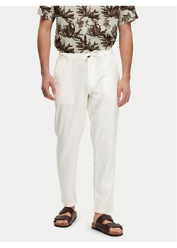 Selected Homme Chinosy 16087636 Biały Slim Tapered Fit ze sklepu MODIVO w kategorii Spodnie męskie - zdjęcie 181087303