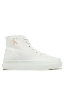 Calvin Klein Jeans Trampki YW0YW01764 Biały ze sklepu MODIVO w kategorii Trampki damskie - zdjęcie 181087322