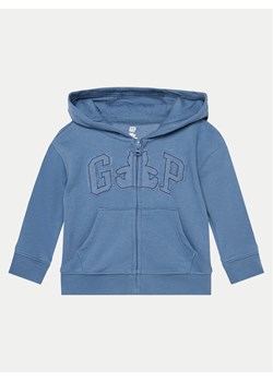 Gap Bluza 876608-00 Niebieski Regular Fit ze sklepu MODIVO w kategorii Bluzy chłopięce - zdjęcie 181087350