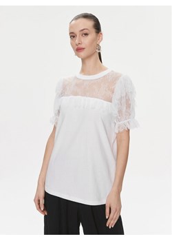 TWINSET Bluzka 241TP2217 Biały Regular Fit ze sklepu MODIVO w kategorii Bluzki damskie - zdjęcie 181087373