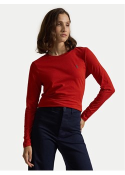 Polo Ralph Lauren Bluzka 211898699026 Czerwony Regular Fit ze sklepu MODIVO w kategorii Bluzki damskie - zdjęcie 181087472
