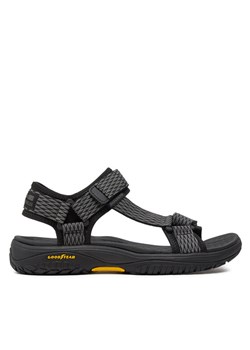 Skechers Sandały Lomell-Rip Tide 204351/BKGY Czarny ze sklepu MODIVO w kategorii Sandały męskie - zdjęcie 181087603