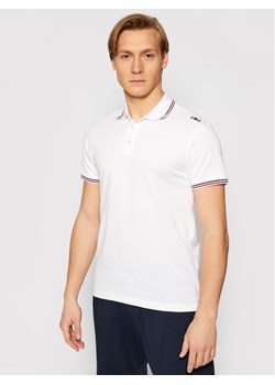 CMP Polo 39D8367 Biały Regular Fit ze sklepu MODIVO w kategorii T-shirty męskie - zdjęcie 181087642