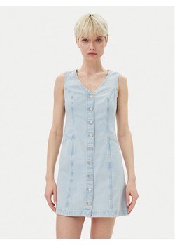Levi's® Sukienka jeansowa Vianna Vest 001WL-0000 Błękitny Regular Fit ze sklepu MODIVO w kategorii Spódnice - zdjęcie 181087643