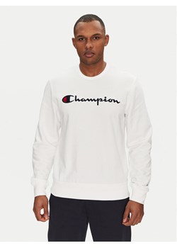 Champion Bluza 220727 Biały Slim Fit ze sklepu MODIVO w kategorii Bluzy męskie - zdjęcie 181087694