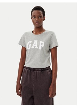 Gap T-Shirt 729555-05 Szary Regular Fit ze sklepu MODIVO w kategorii Bluzki damskie - zdjęcie 181087711