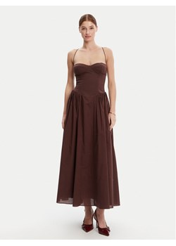 BARDOT Sukienka wieczorowa 59786DB Brązowy Regular Fit ze sklepu MODIVO w kategorii Sukienki - zdjęcie 181087730