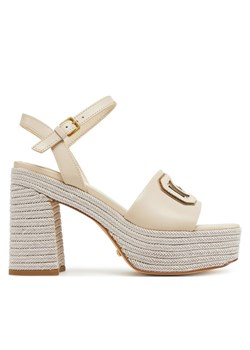 Guess Espadryle FLJFML LEA03 Beżowy ze sklepu MODIVO w kategorii Espadryle damskie - zdjęcie 181087784