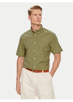 Tommy Hilfiger Koszula MW0MW33809 Zielony Regular Fit ze sklepu MODIVO w kategorii Koszule męskie - zdjęcie 181087793