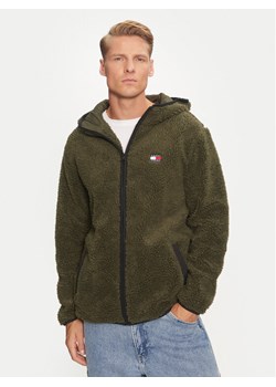 Tommy Jeans Kurtka przejściowa Teddy DM0DM19224 Zielony Regular Fit ze sklepu MODIVO w kategorii Kurtki męskie - zdjęcie 181087990