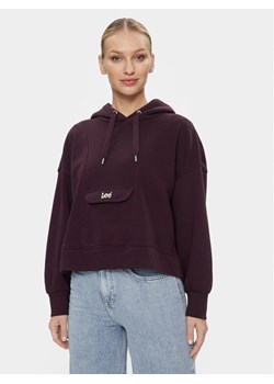 Lee Bluza Vintage Hoodie Rodeo 112341554 Fioletowy Regular Fit ze sklepu MODIVO w kategorii Bluzy damskie - zdjęcie 181087991