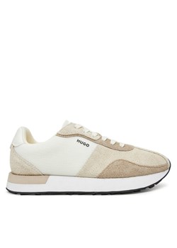 HUGO Sneakersy Kiria Runn hsdme 50541592 Écru ze sklepu MODIVO w kategorii Buty sportowe damskie - zdjęcie 181088002