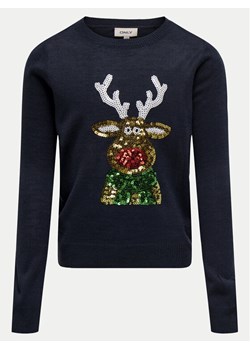 Kids ONLY Sweter Xmas 15331289 Granatowy Relaxed Fit ze sklepu MODIVO w kategorii Swetry chłopięce - zdjęcie 181088082