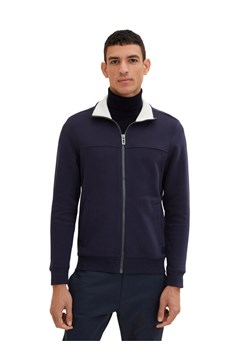 Tom Tailor Bluza 1037049 Granatowy Regular Fit ze sklepu MODIVO w kategorii Bluzy męskie - zdjęcie 181088140