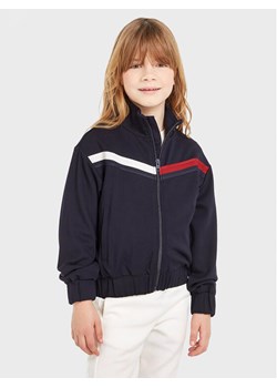 Tommy Hilfiger Bluza Global Stripe KG0KG07374 D Granatowy Regular Fit ze sklepu MODIVO w kategorii Bluzy dziewczęce - zdjęcie 181088152