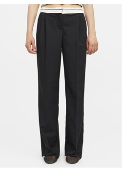 JJXX Spodnie materiałowe Ellis 12261522 Czarny Loose Fit ze sklepu MODIVO w kategorii Spodnie damskie - zdjęcie 181088253