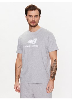New Balance T-Shirt MT31541 Szary Relaxed Fit ze sklepu MODIVO w kategorii T-shirty męskie - zdjęcie 181088262