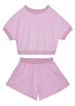 TWINSET Komplet dresowy 251GJ2580 Fioletowy Regular Fit ze sklepu MODIVO w kategorii Komplety dziewczęce - zdjęcie 181088334