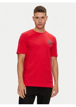 Hugo T-Shirt Dimoniti 50522434 Czerwony Regular Fit ze sklepu MODIVO w kategorii T-shirty męskie - zdjęcie 181088573