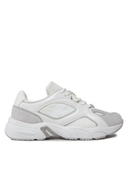 Calvin Klein Jeans Sneakersy Retro Tennis Low Lace Mix Nbs Lu YW0YW01312 Biały ze sklepu MODIVO w kategorii Buty sportowe damskie - zdjęcie 181088574