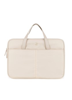 Beverly Hills Polo Club Torba na laptopa BHPC-K-027-06 Beżowy ze sklepu MODIVO w kategorii Torby na laptopa - zdjęcie 181088674
