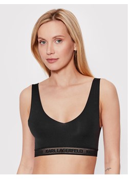 KARL LAGERFELD Biustonosz top Ultralight 220W2161 Czarny ze sklepu MODIVO w kategorii Biustonosze - zdjęcie 181088694